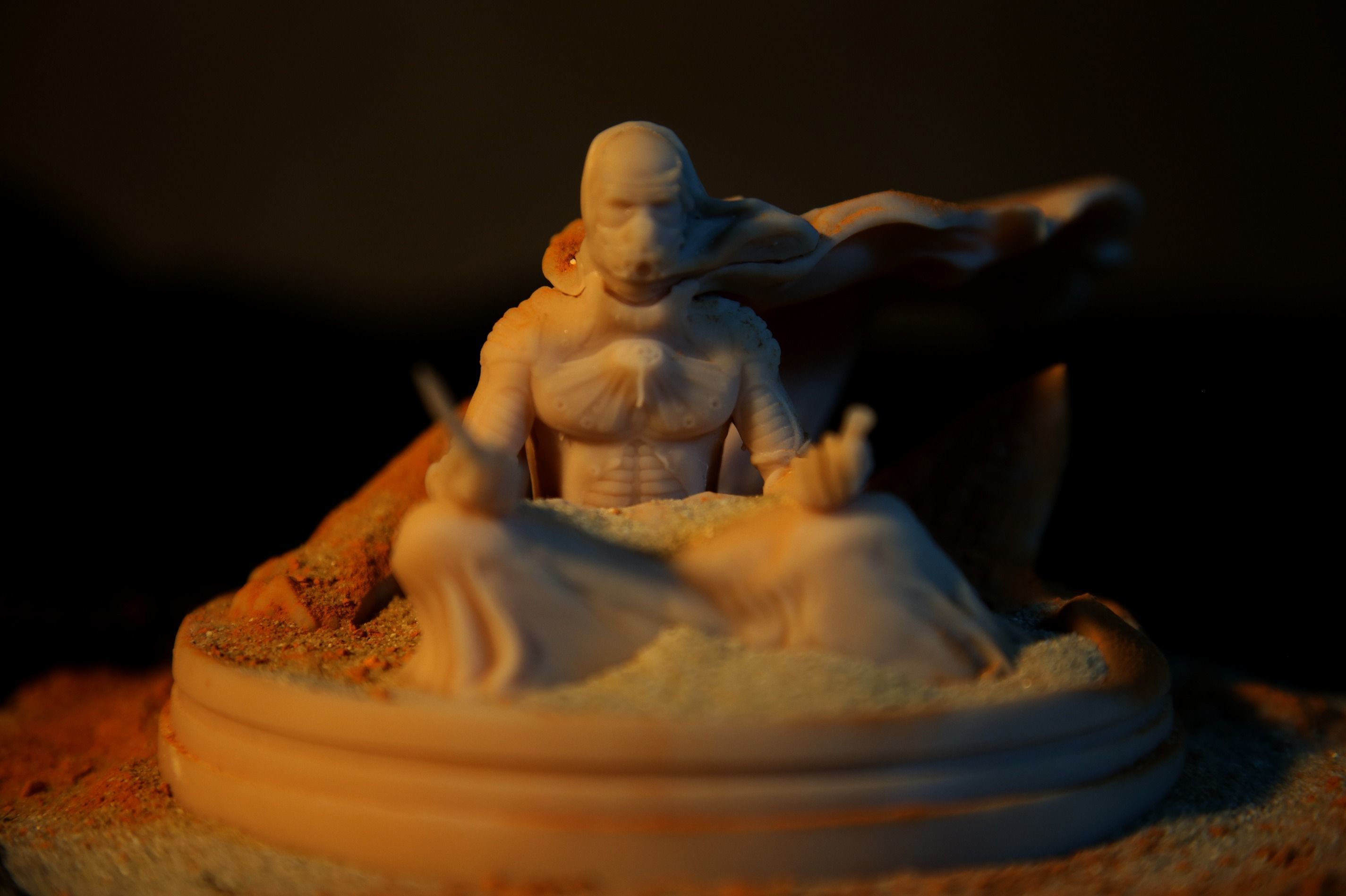 DUNE - MuadDib Paul Atreides - Arrakis Fremen - SCULPTURE 3D print model_19
