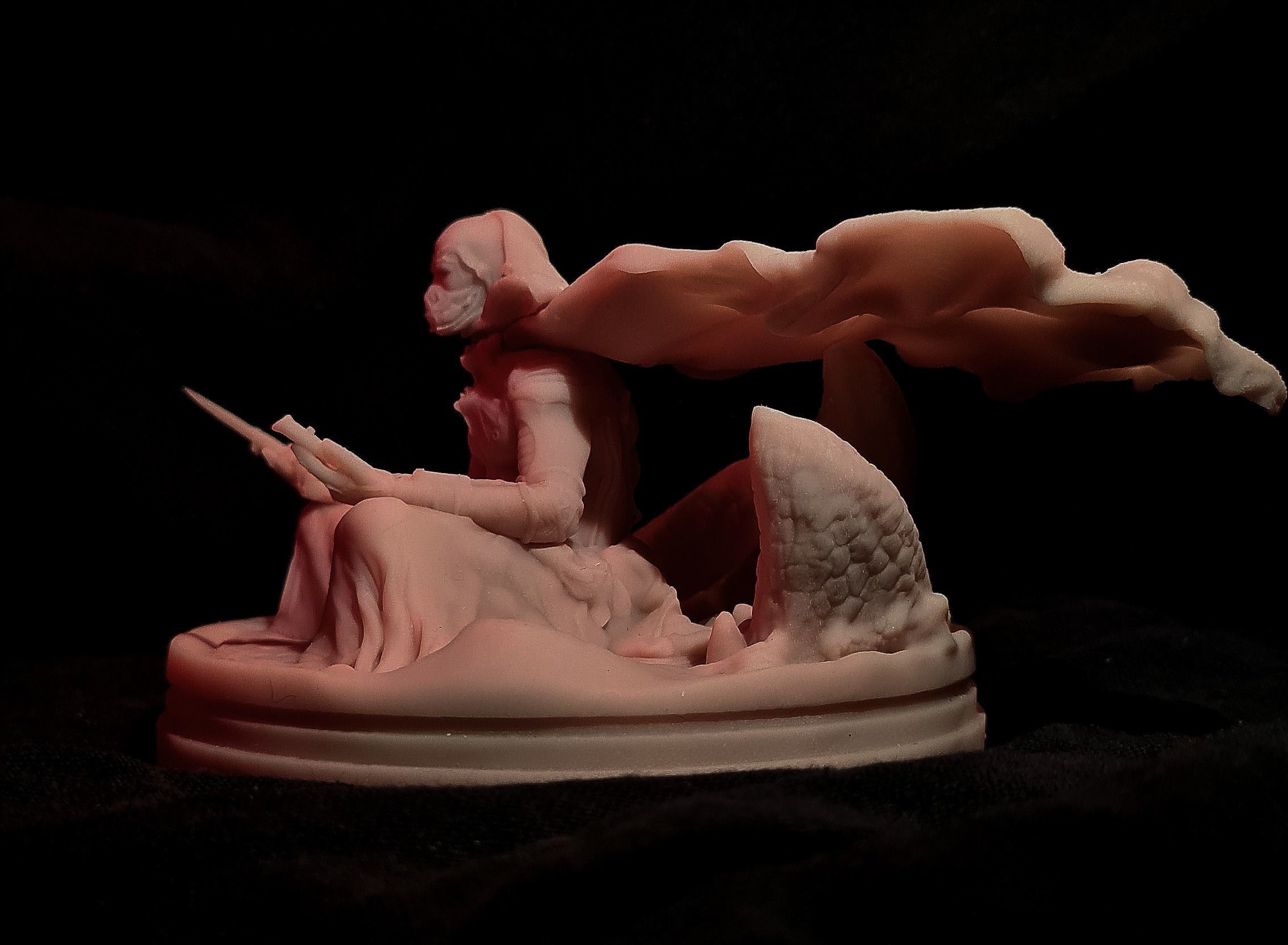 DUNE - MuadDib Paul Atreides - Arrakis Fremen - SCULPTURE 3D print model_44