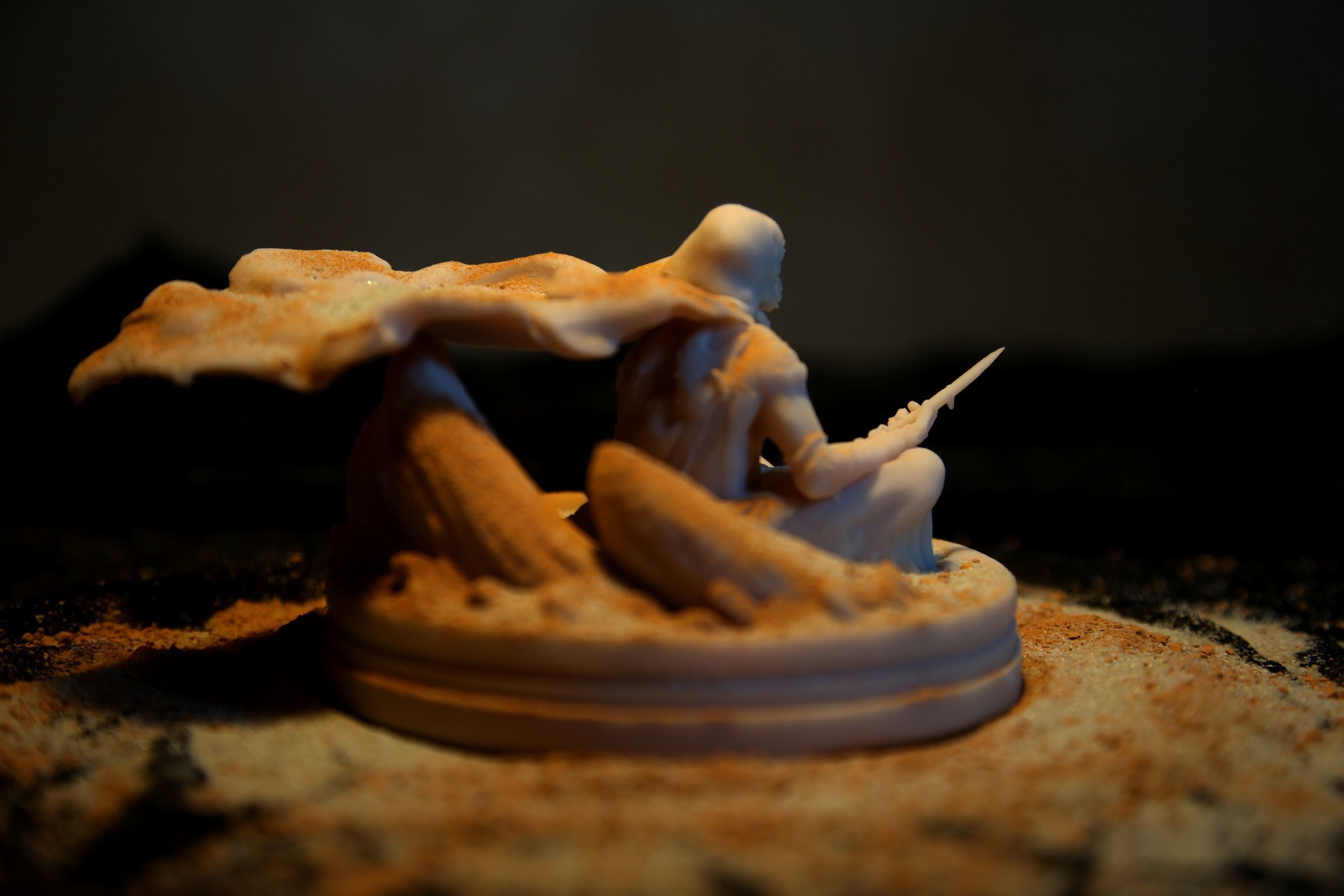 DUNE - MuadDib Paul Atreides - Arrakis Fremen - SCULPTURE 3D print model_8