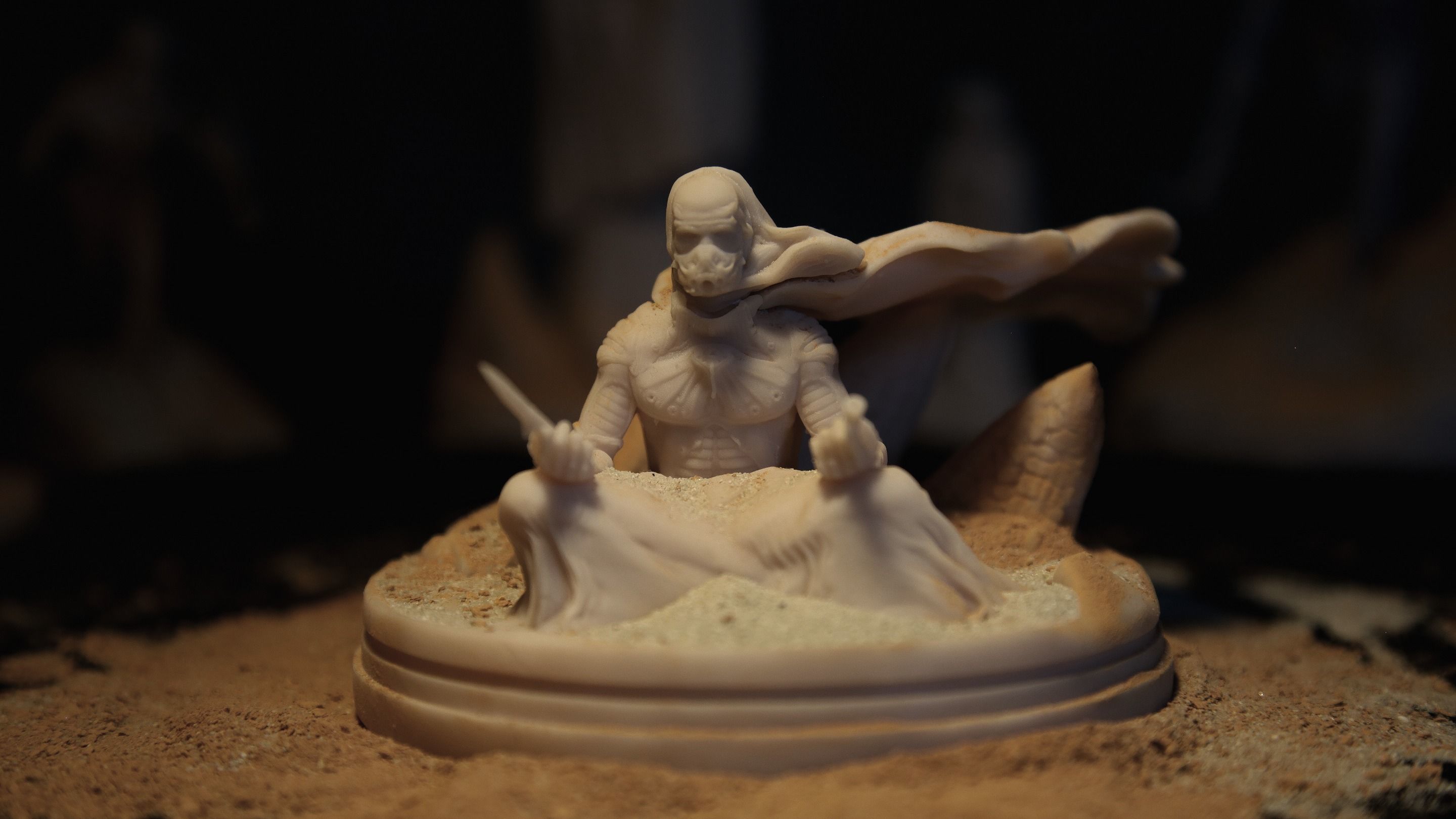 DUNE - MuadDib Paul Atreides - Arrakis Fremen - SCULPTURE 3D print model_7
