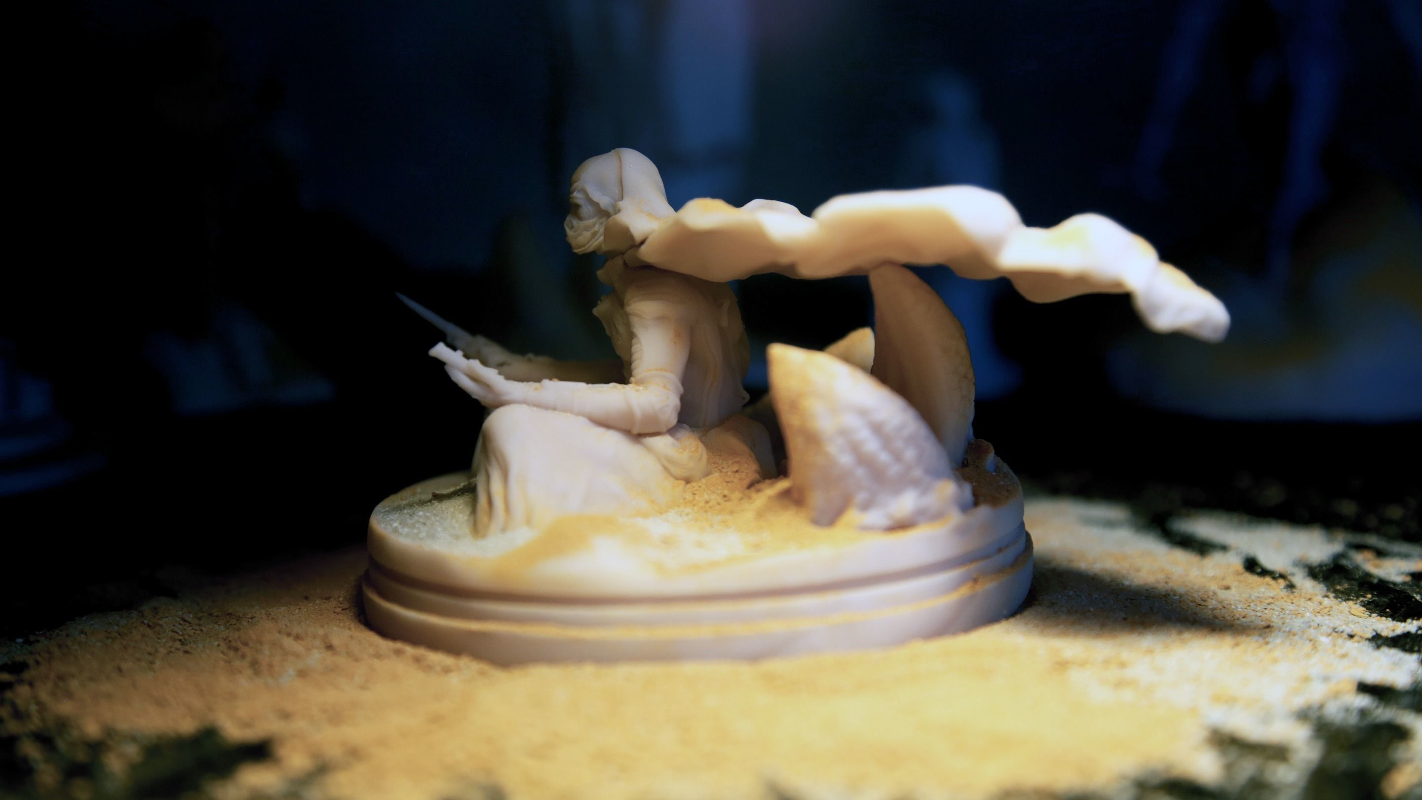 DUNE - MuadDib Paul Atreides - Arrakis Fremen - SCULPTURE 3D print model_10