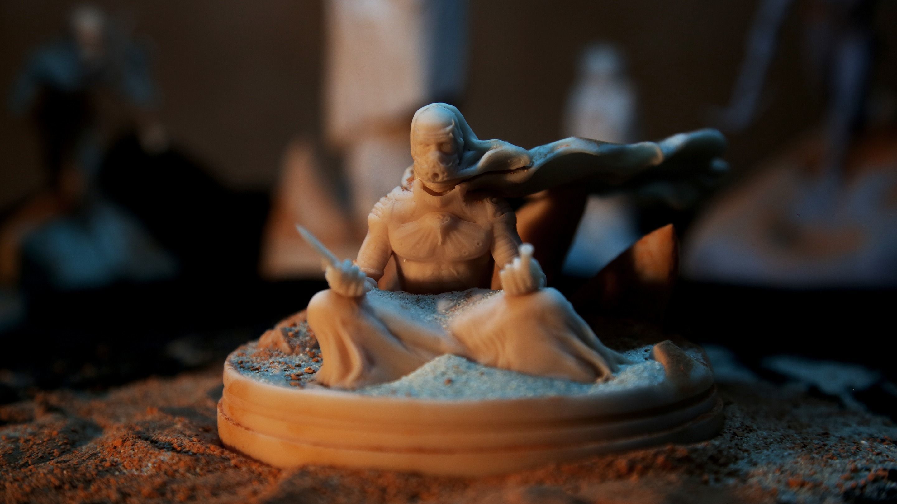 DUNE - MuadDib Paul Atreides - Arrakis Fremen - SCULPTURE 3D print model_3