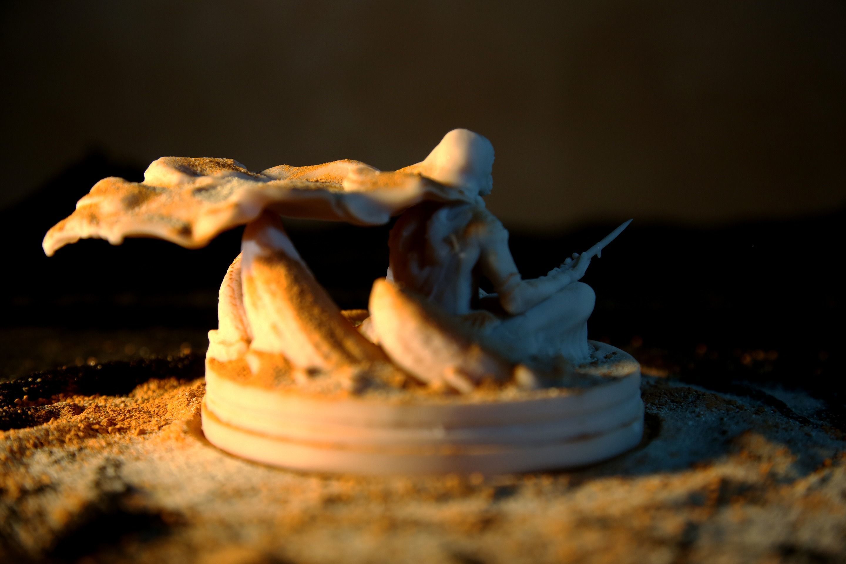 DUNE - MuadDib Paul Atreides - Arrakis Fremen - SCULPTURE 3D print model_12