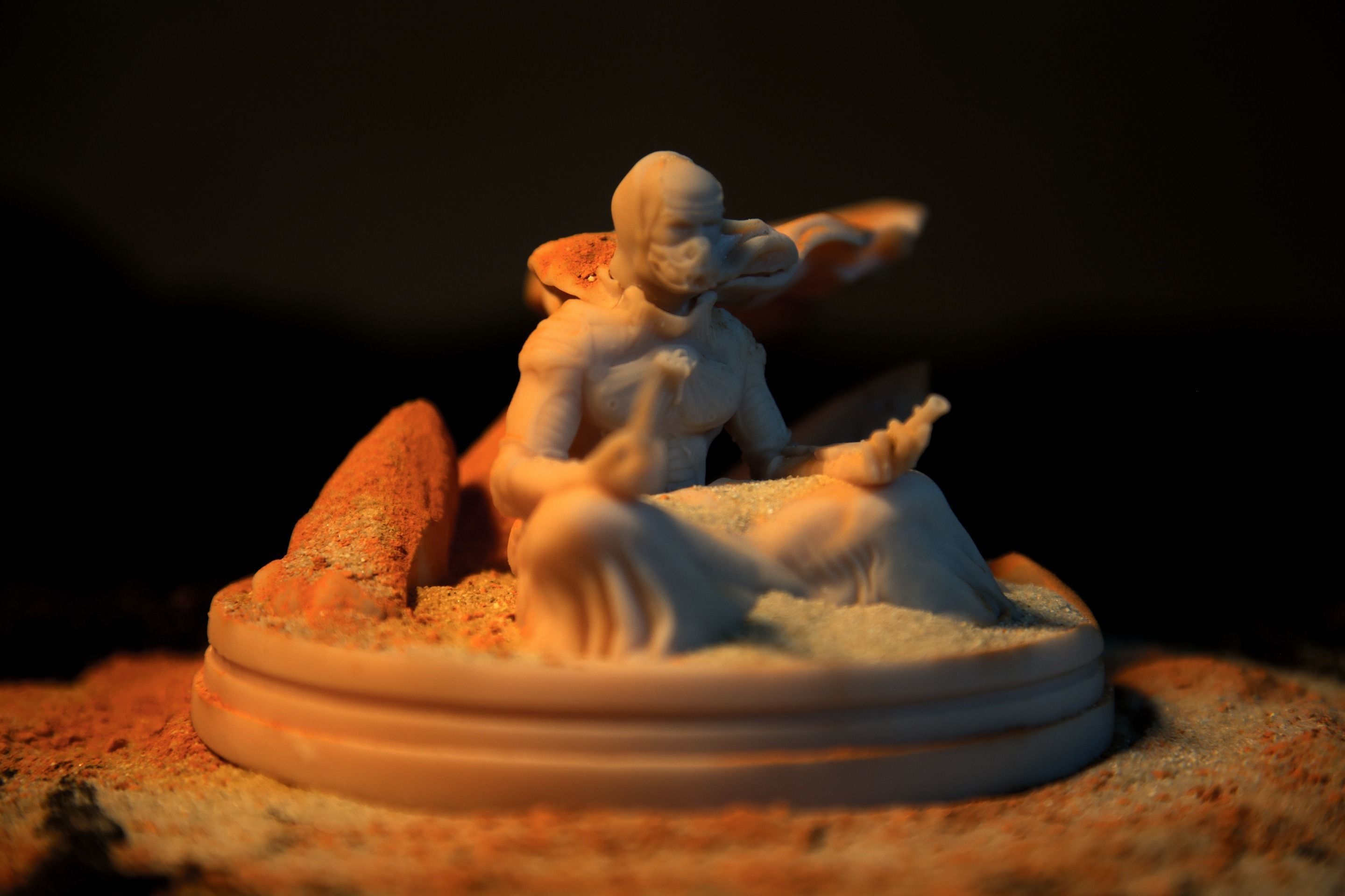 DUNE - MuadDib Paul Atreides - Arrakis Fremen - SCULPTURE 3D print model_24