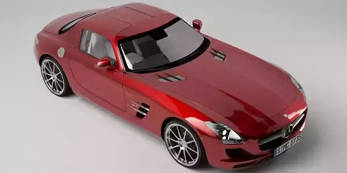 Mercedece benz sls AMG 3d model 3D model