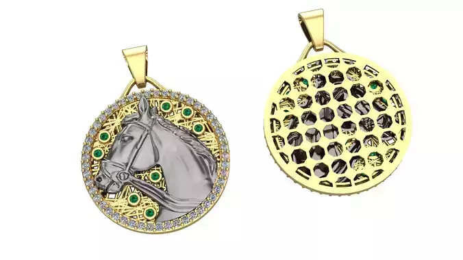Fusion Horse Pendant
