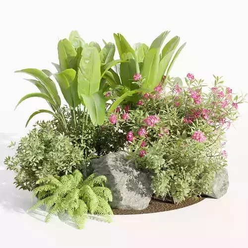 Outdoor Garden Plants Collection vol 136-Blender