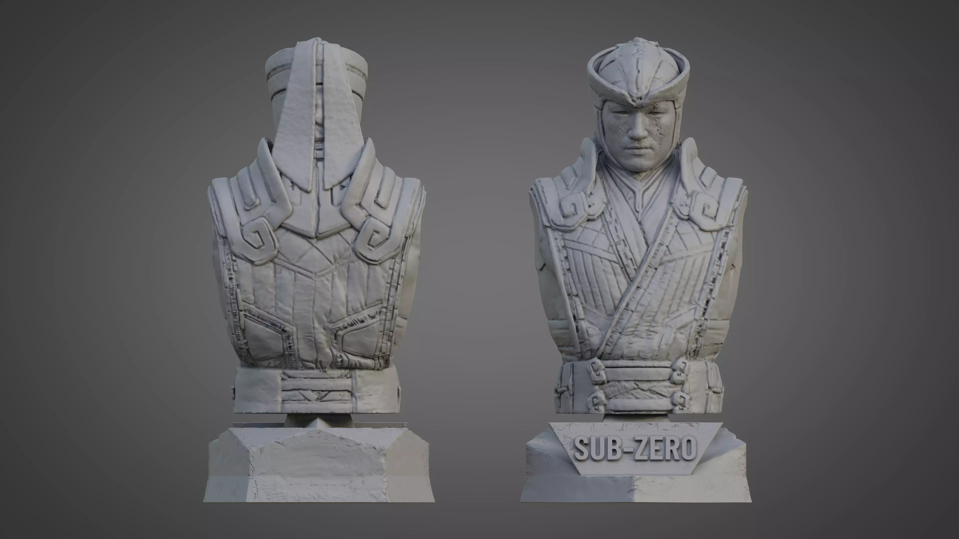 SUB-ZERO ULTRA-DETAILED SUPPORT-FREE BUST 3D MODEL 3D model_0