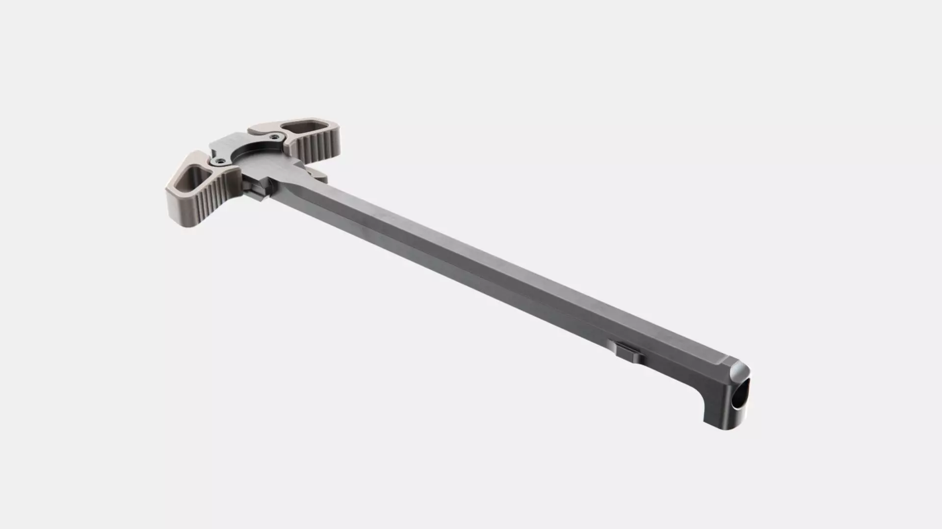 Charging handle - AR15 - M4A1 - High-poly 3D model_0