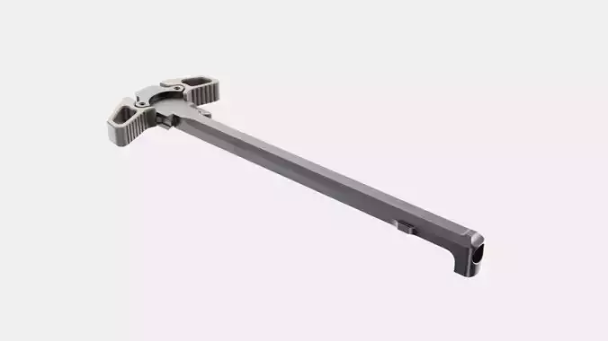 Charging handle - AR15 - M4A1 - High-poly 3D model