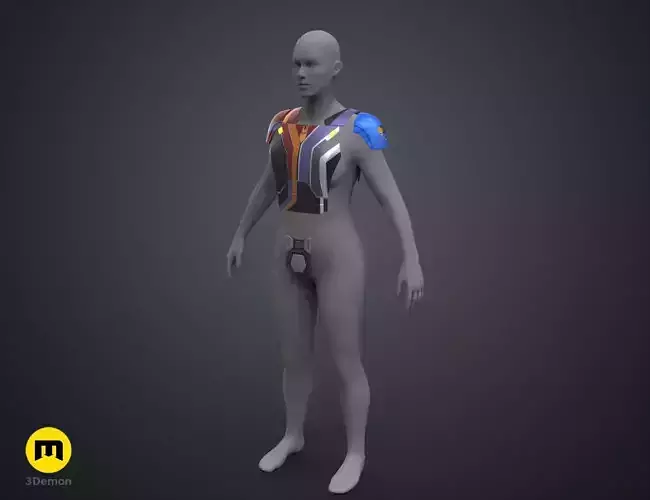 Sabine Wren armor from Ahsoka 3D print model