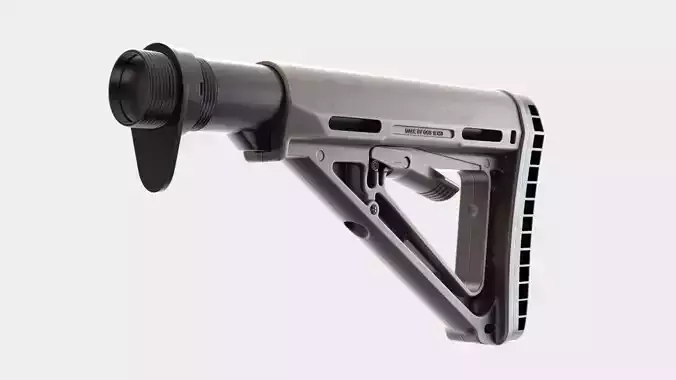 Stock magpul - High-poly 3D model