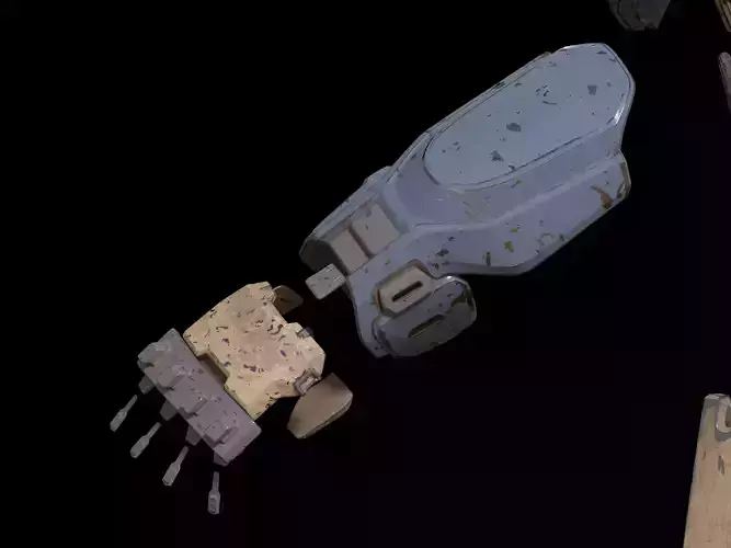 HALO Rakshasa Litenuckle gloves 3d print file 3D print model