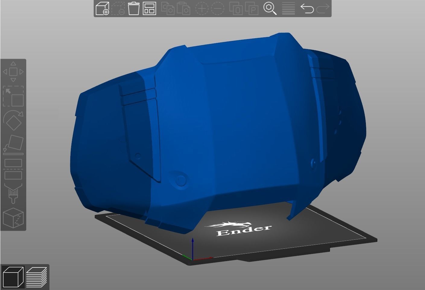 HALO Rakshasa classic odst chest attachment 3d print file 3D print model_3