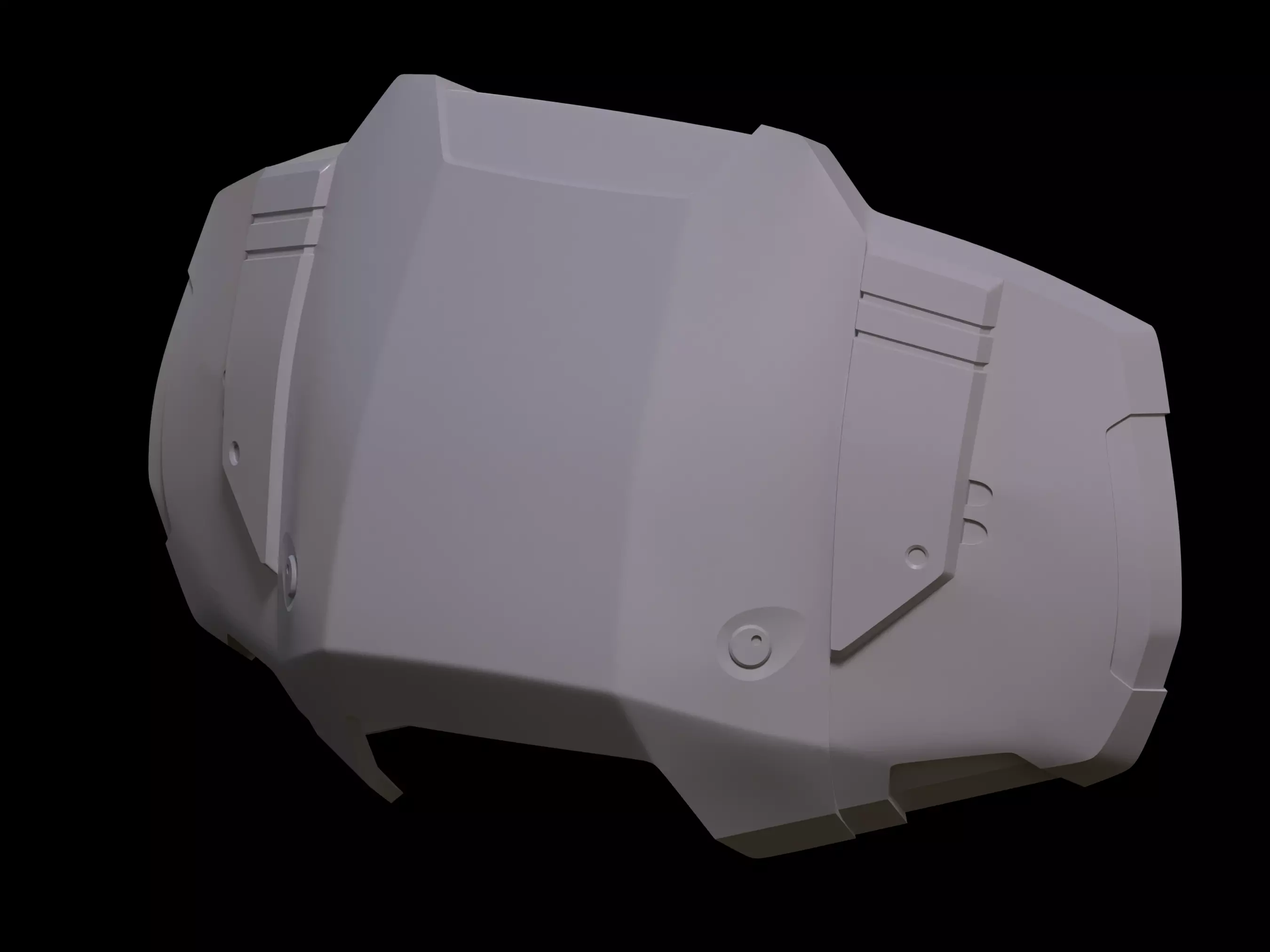 HALO Rakshasa classic odst chest attachment 3d print file 3D print model_0