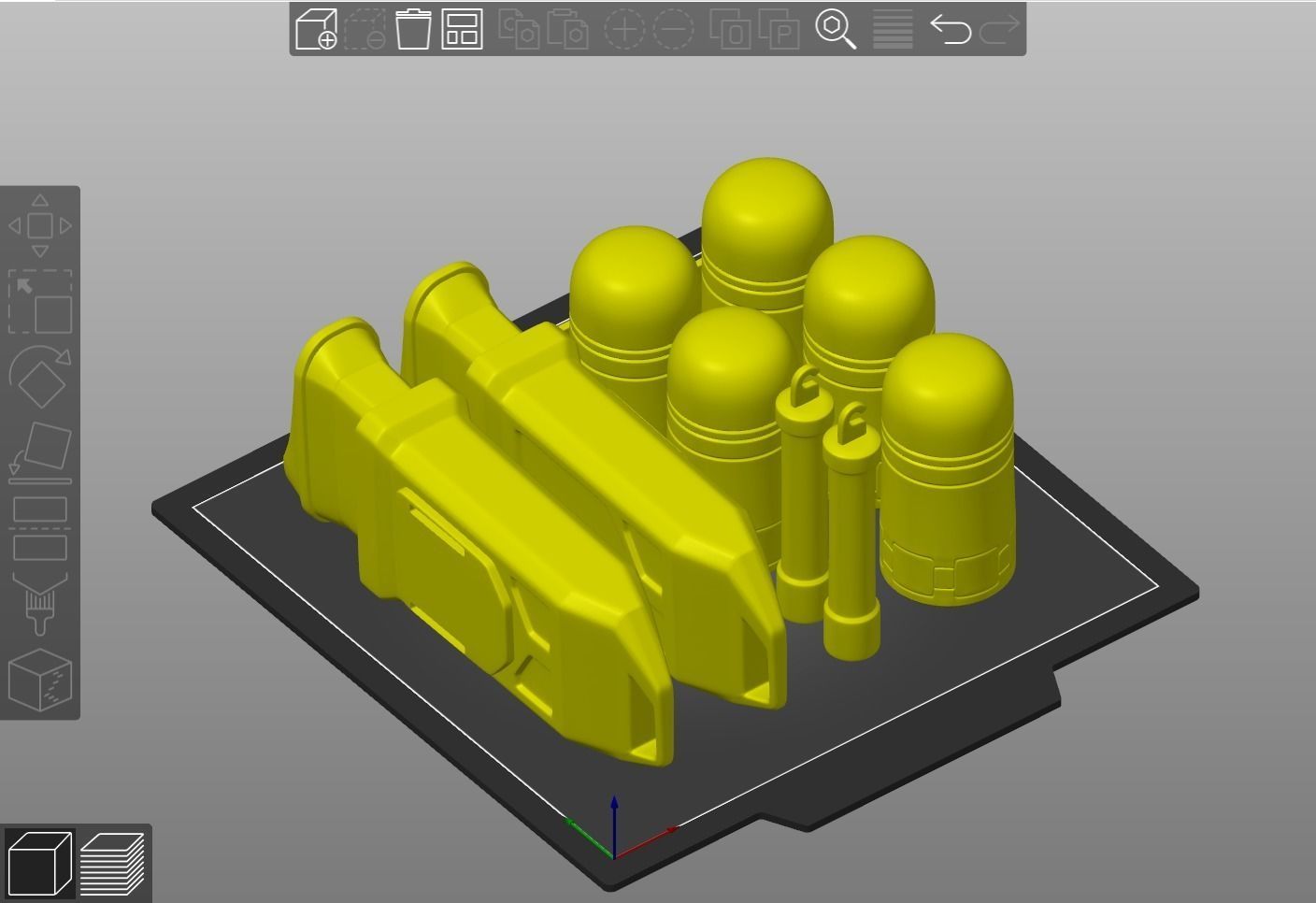 HALO Rakshasa Ruckamuck chest accessories 3d print file 3D print model_4