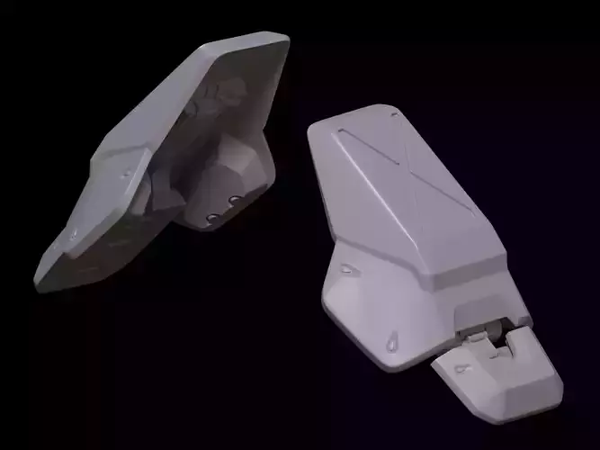 HALO Rakshasa UA CMA SM5 Type 11 shoulder pad 3d print file 3D print model