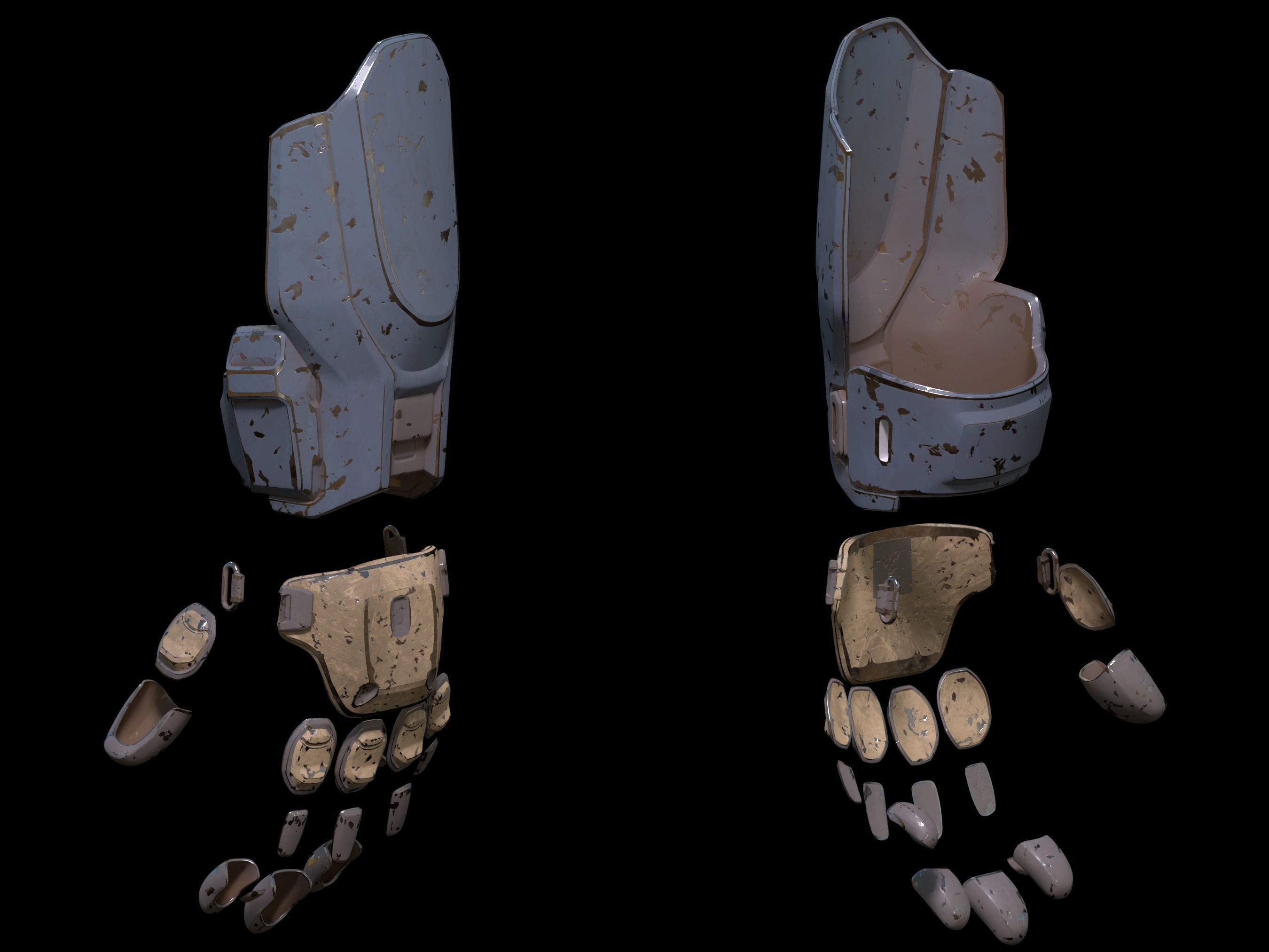 HALO Rakshasa armor 3d print files 3D print model_6