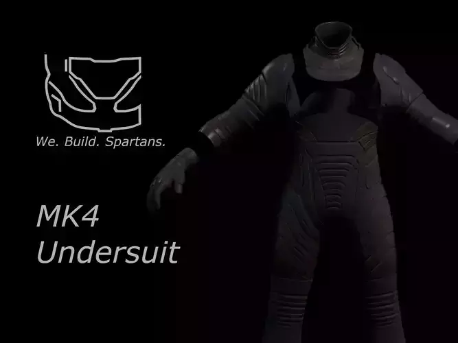 HALO Wars MK IV undersuit 3d print files 3D print model