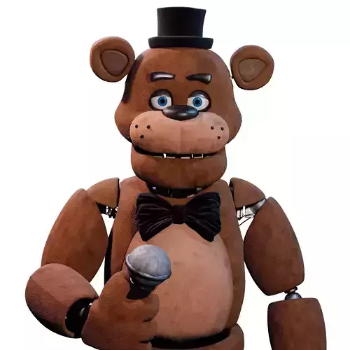 Freddy Fazbear Low-poly 3D model