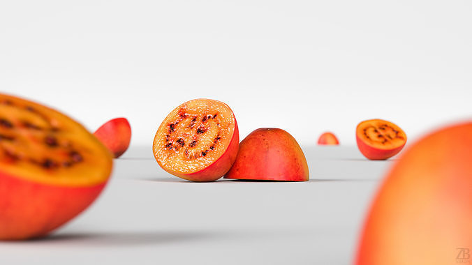 Tamarillo 3D model 2