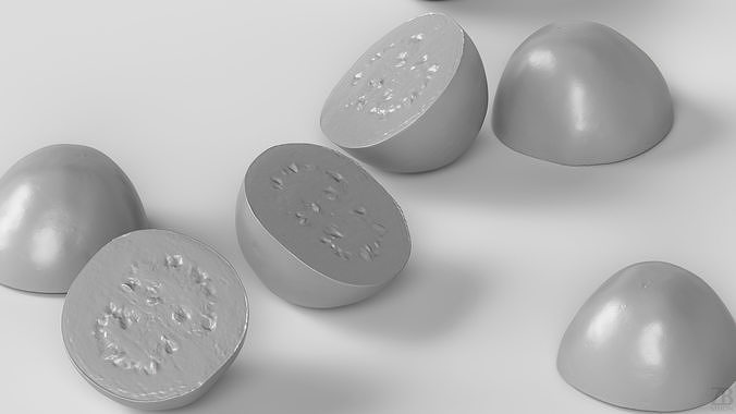 Tamarillo 3D model 4
