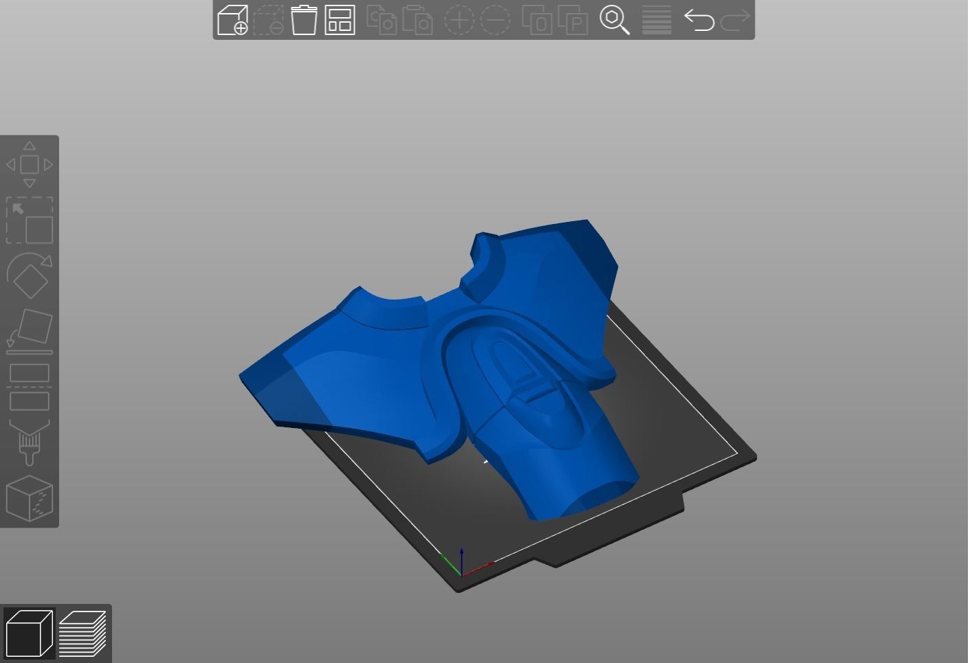 HALO Yoroi Shadow Raven knee pad 3d print file 3D print model_3