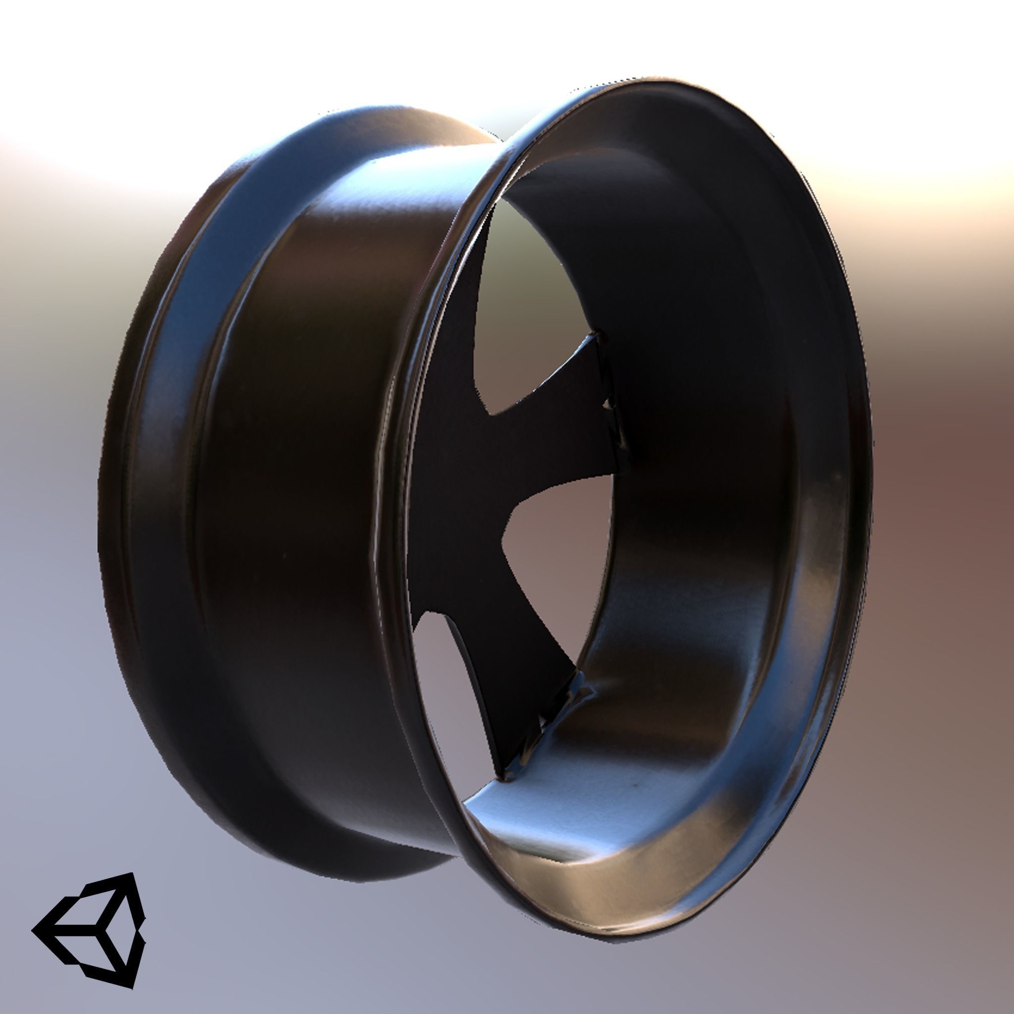 Sport Car Rim 5 Game-Ready 3D Model Low-poly 3D model_23