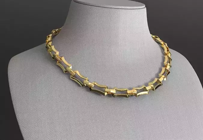 Edge Chain Link Arc Shaped