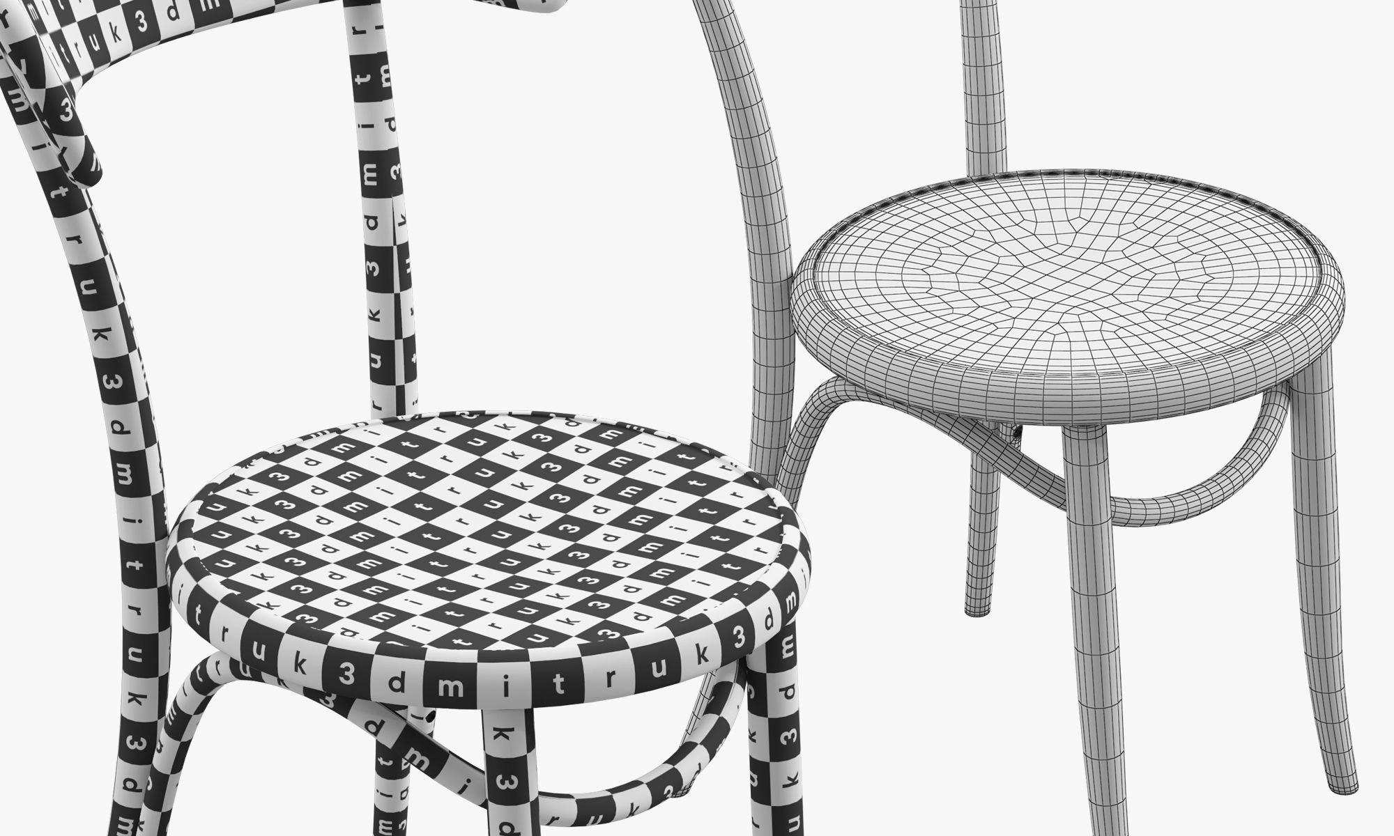 Cafestuhl by Nigel Coates 3D model_11