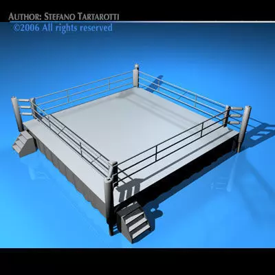 Boxing ring 3D model