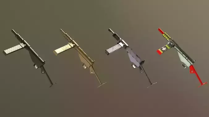 StenGun 3D model