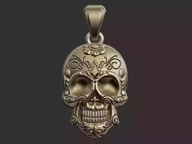 Sugar Skull 3D print model