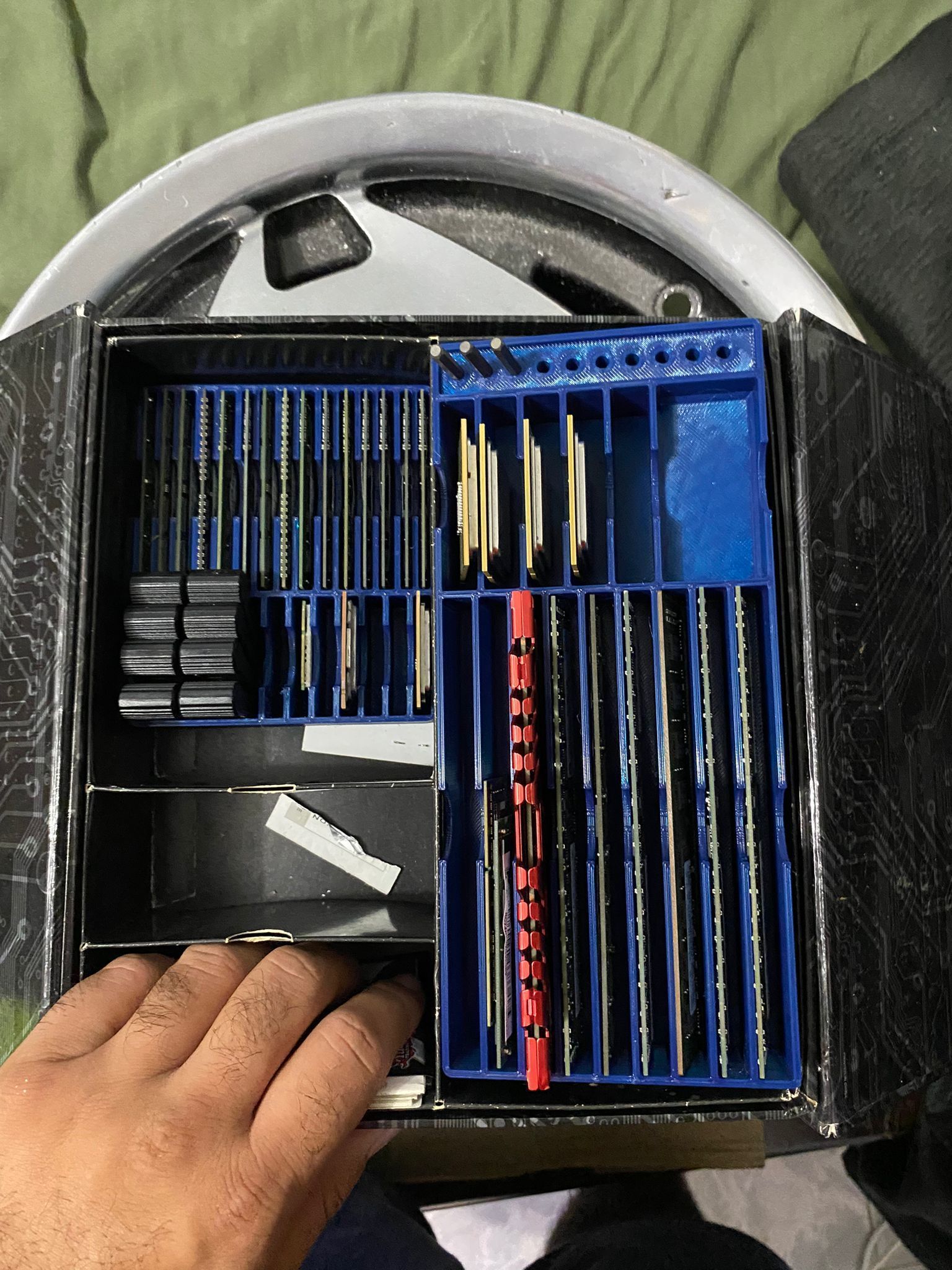 3x CPU and RAM Toolbox Organizer Kit Intel AMD and shielded RAM  3D print model_7