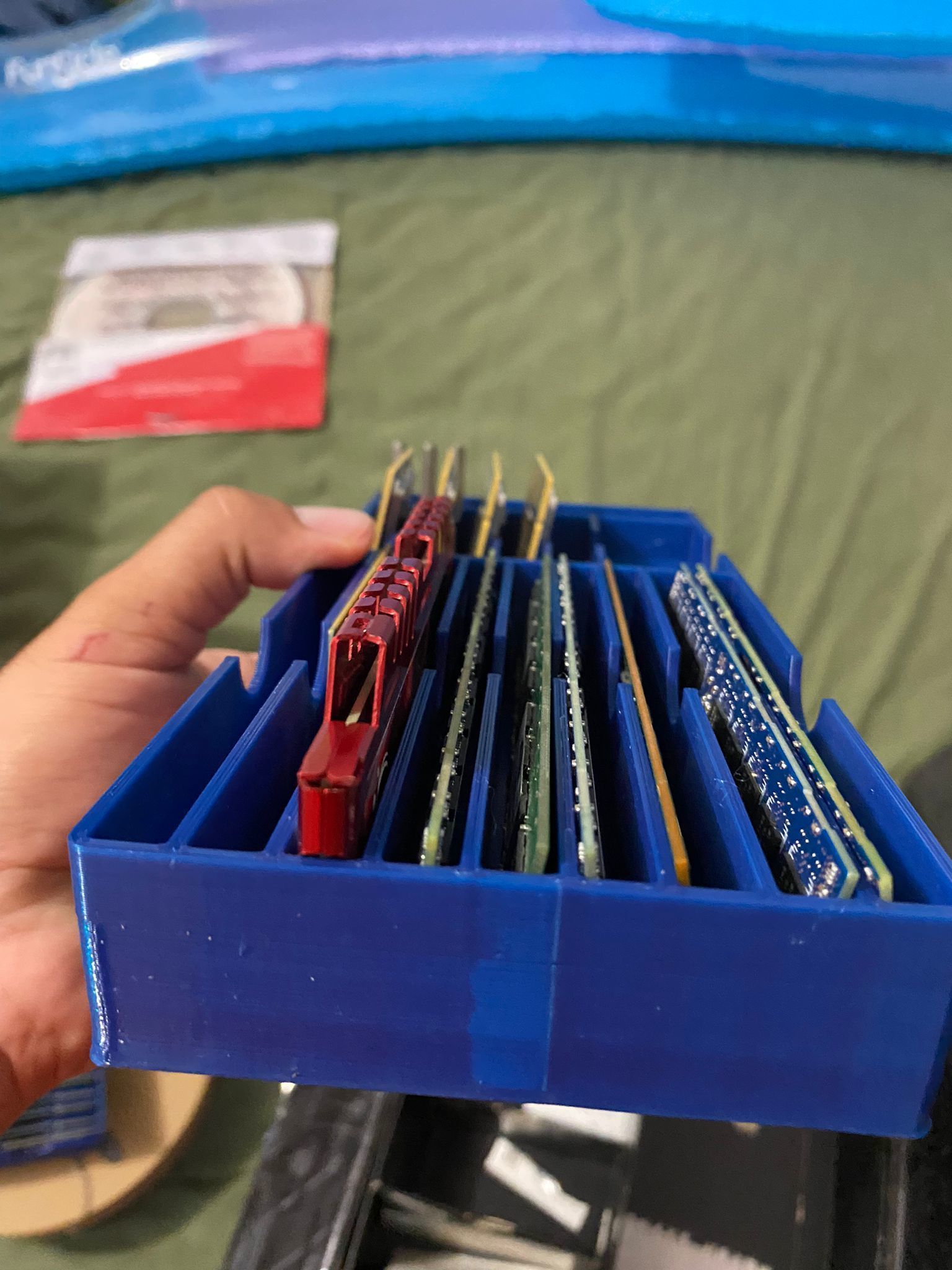 3x CPU and RAM Toolbox Organizer Kit Intel AMD and shielded RAM  3D print model_2