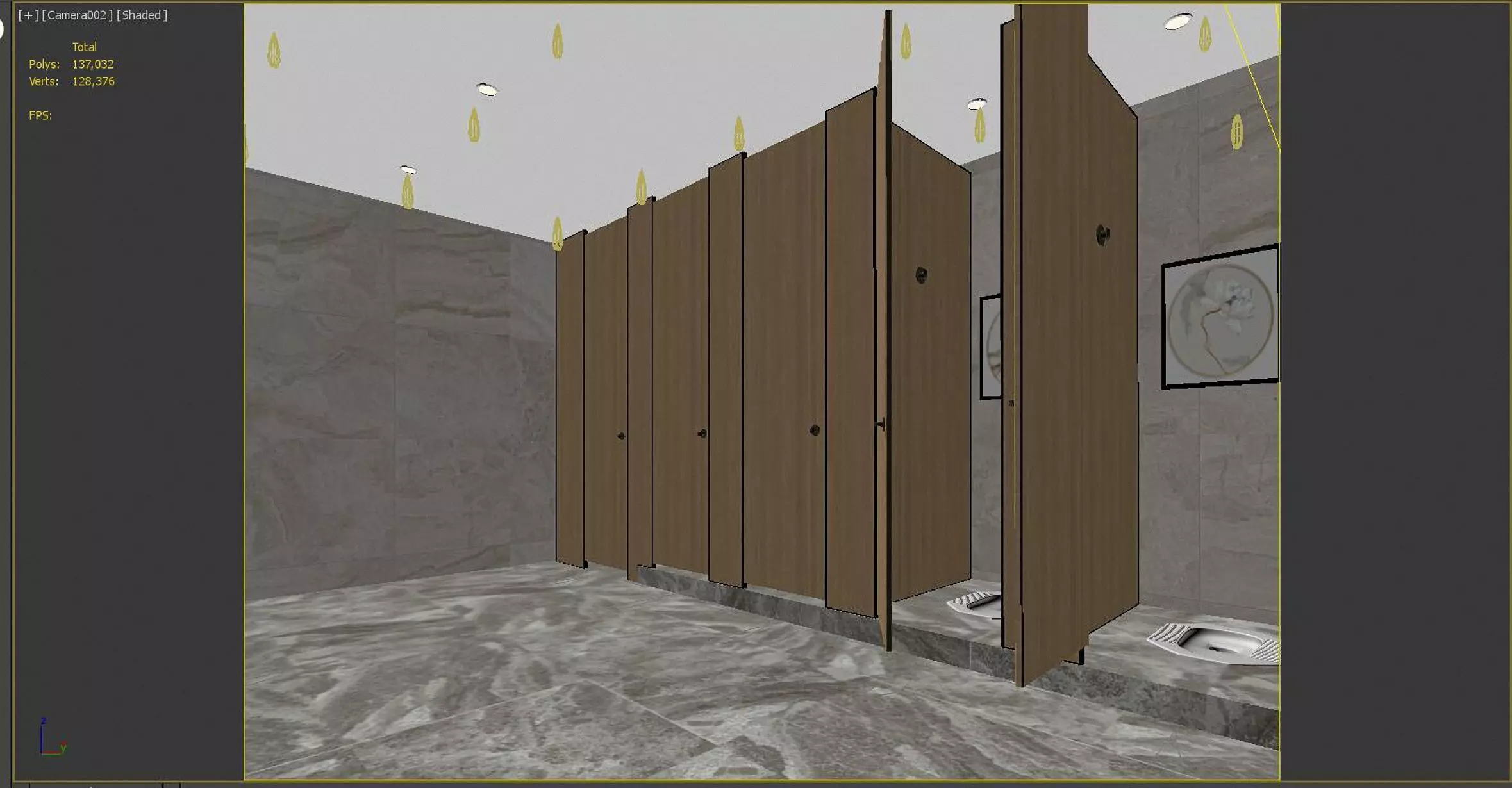 Restroom 3D model_4