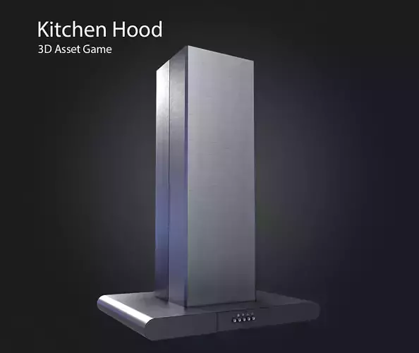 Kitchen Hood Low-poly 3D model