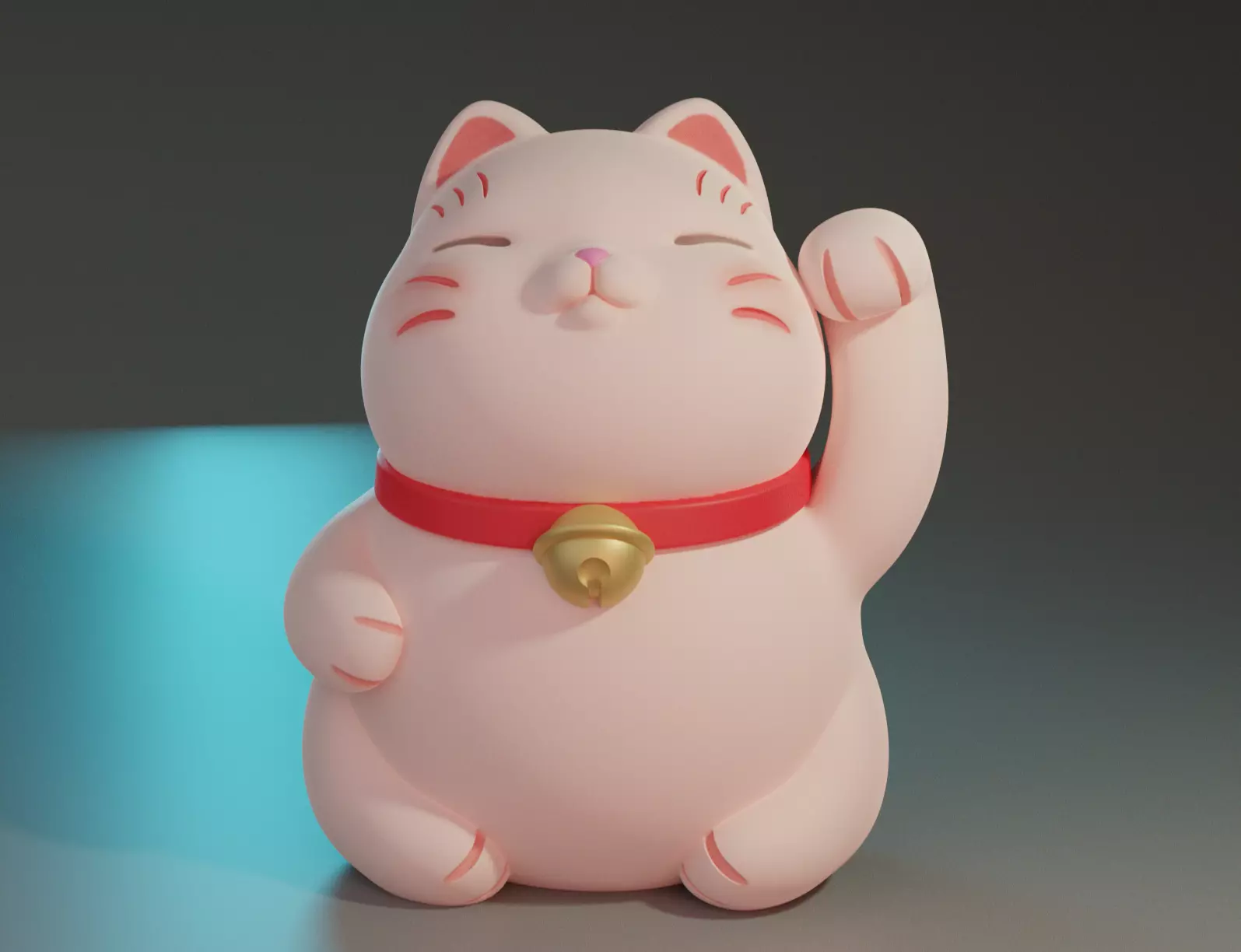 MANEKI NEKO JAPANESE SYMBOL 3D print model