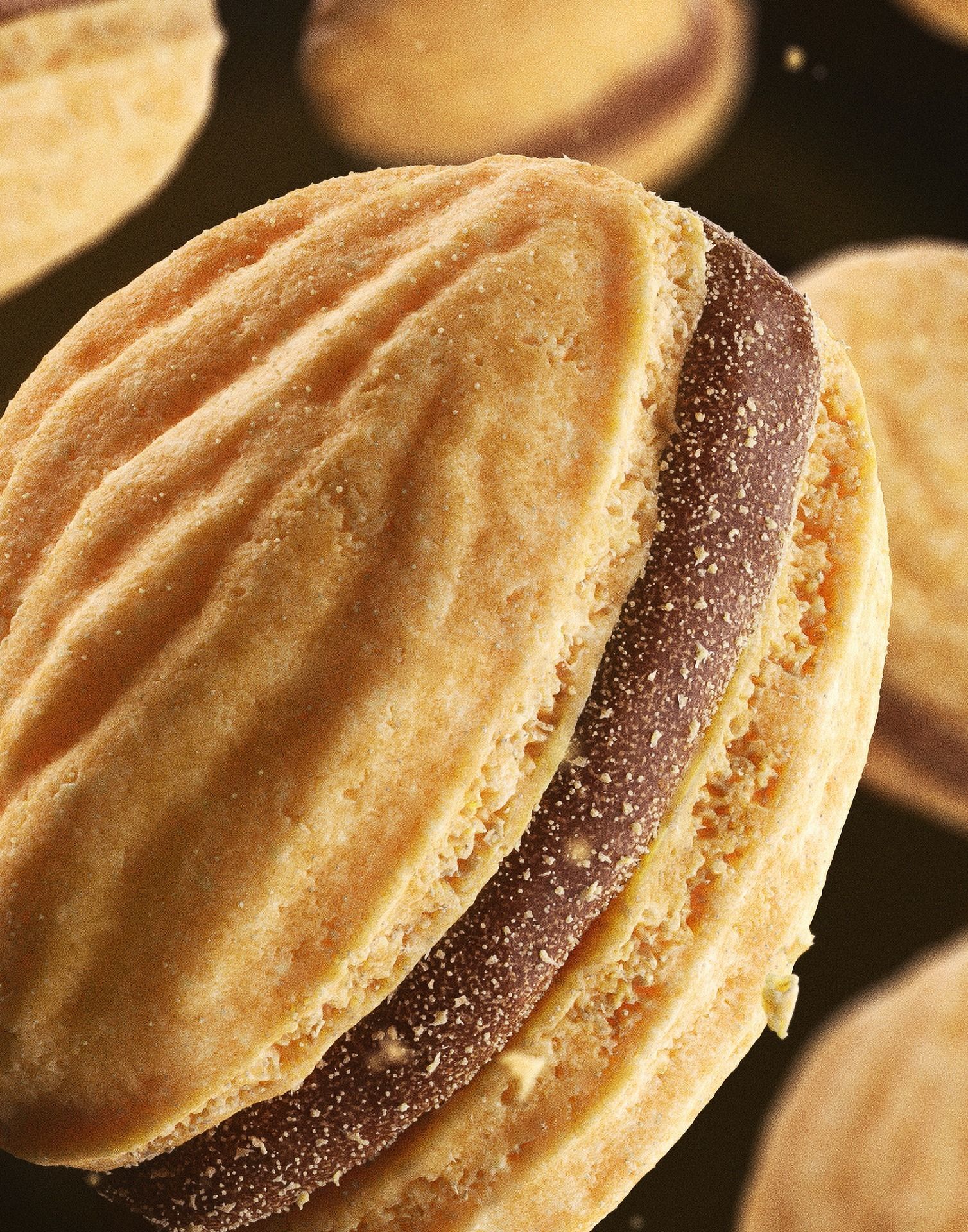 3D Wafer filled with Chocolate 3D model_7