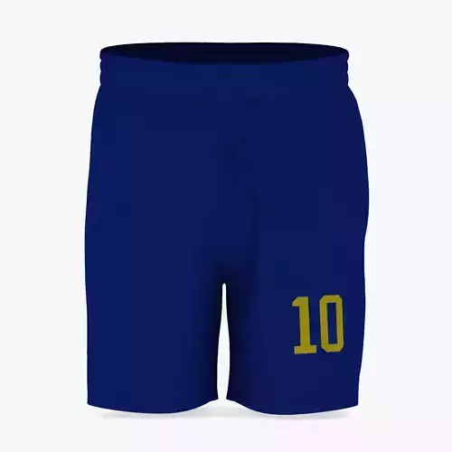 Football Short Pan Generic Low Poly Low-poly 3D model