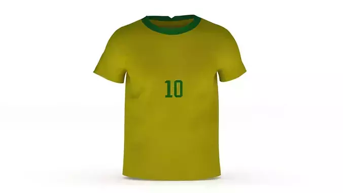 Football Tshirt Generic Low Poly Low-poly 3D model