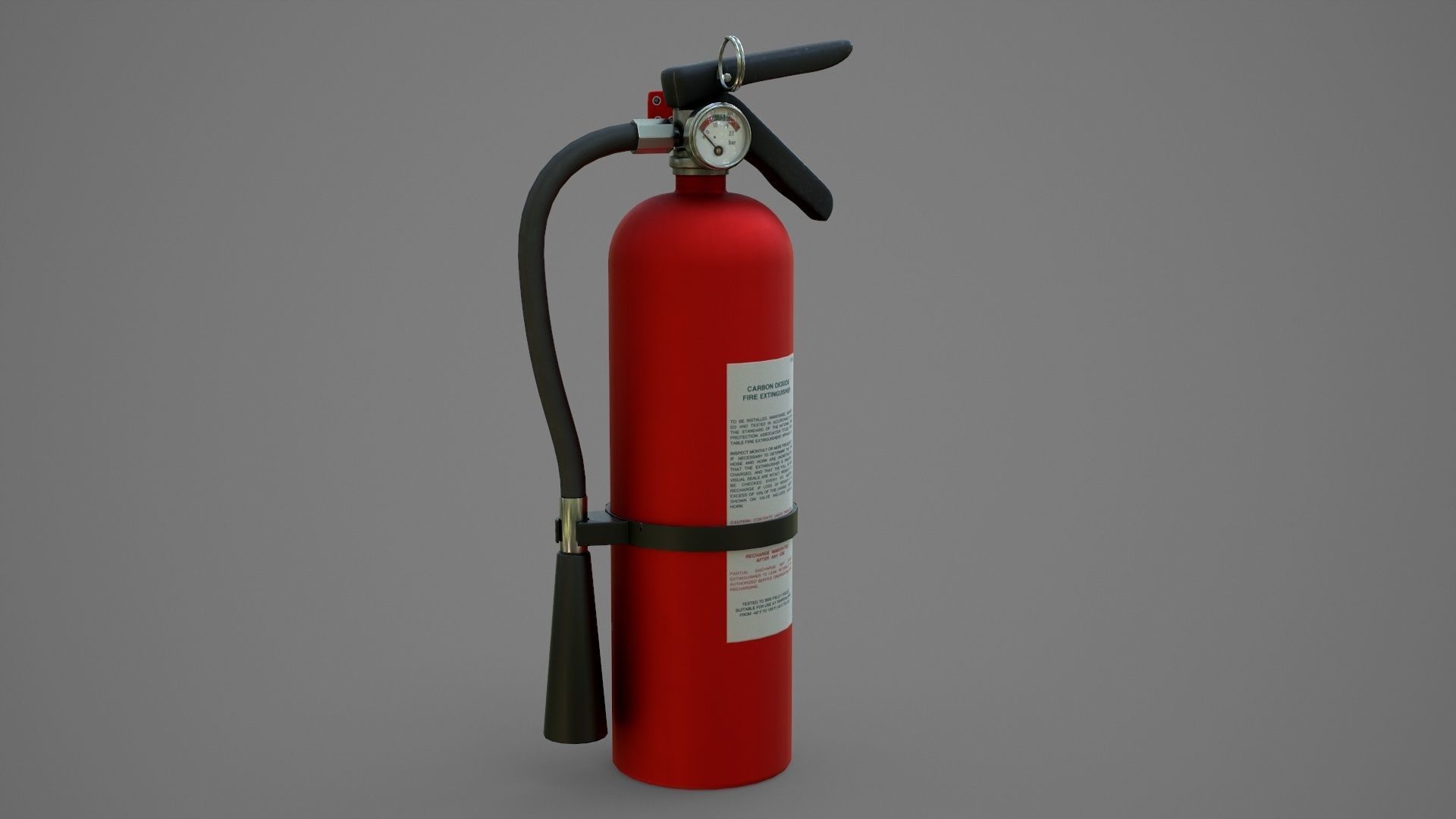 Fire Extinguisher Low-poly 3D model_19