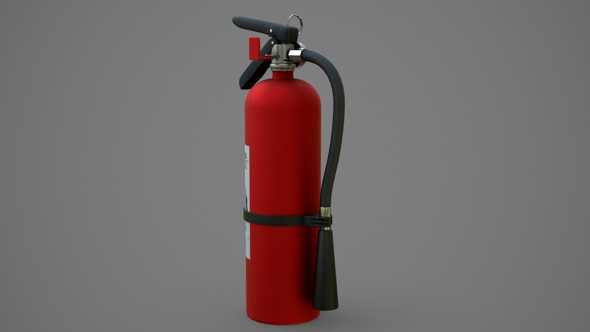 Fire Extinguisher Low-poly 3D model_21