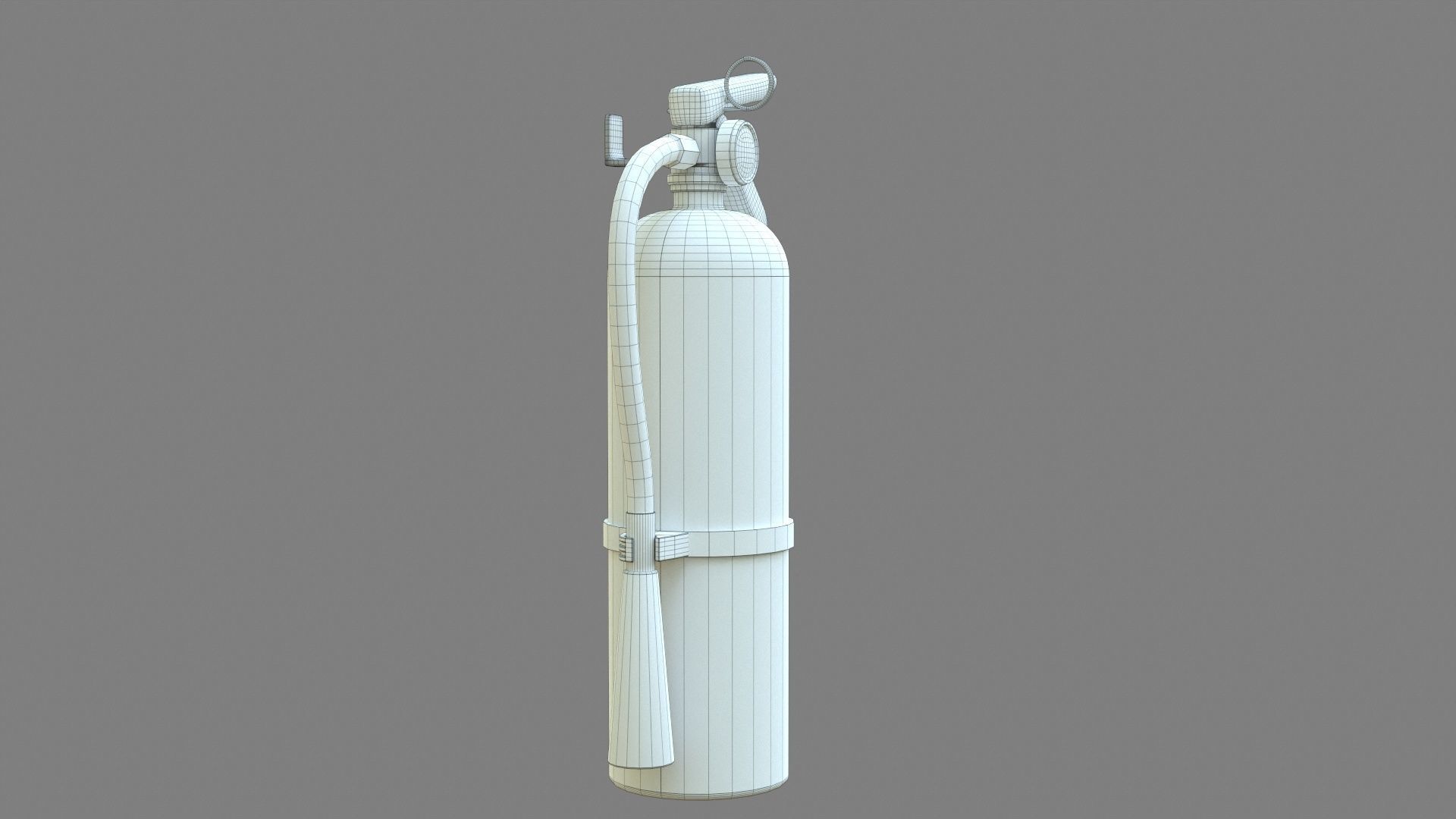 Fire Extinguisher Low-poly 3D model_27