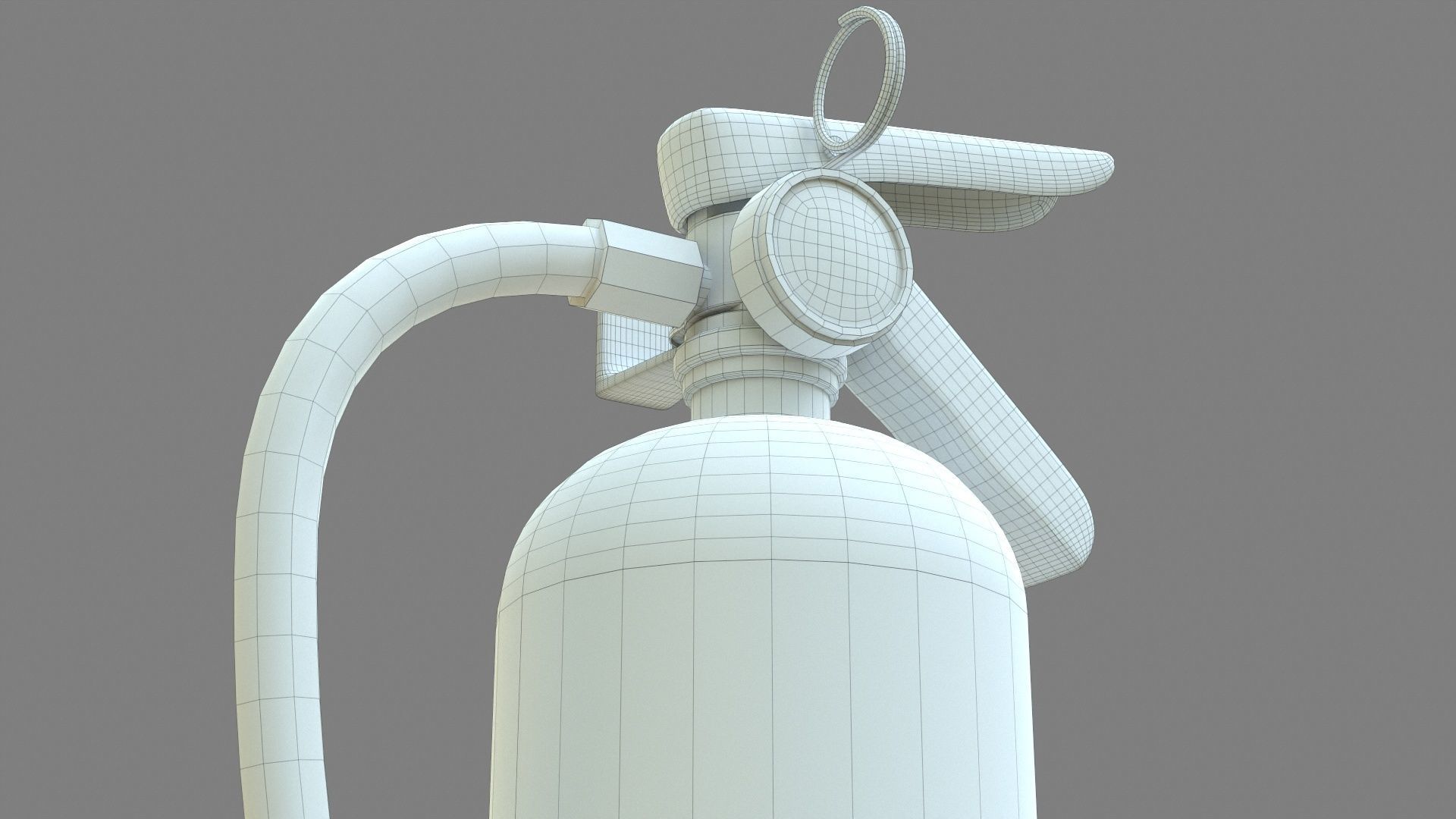 Fire Extinguisher Low-poly 3D model_32