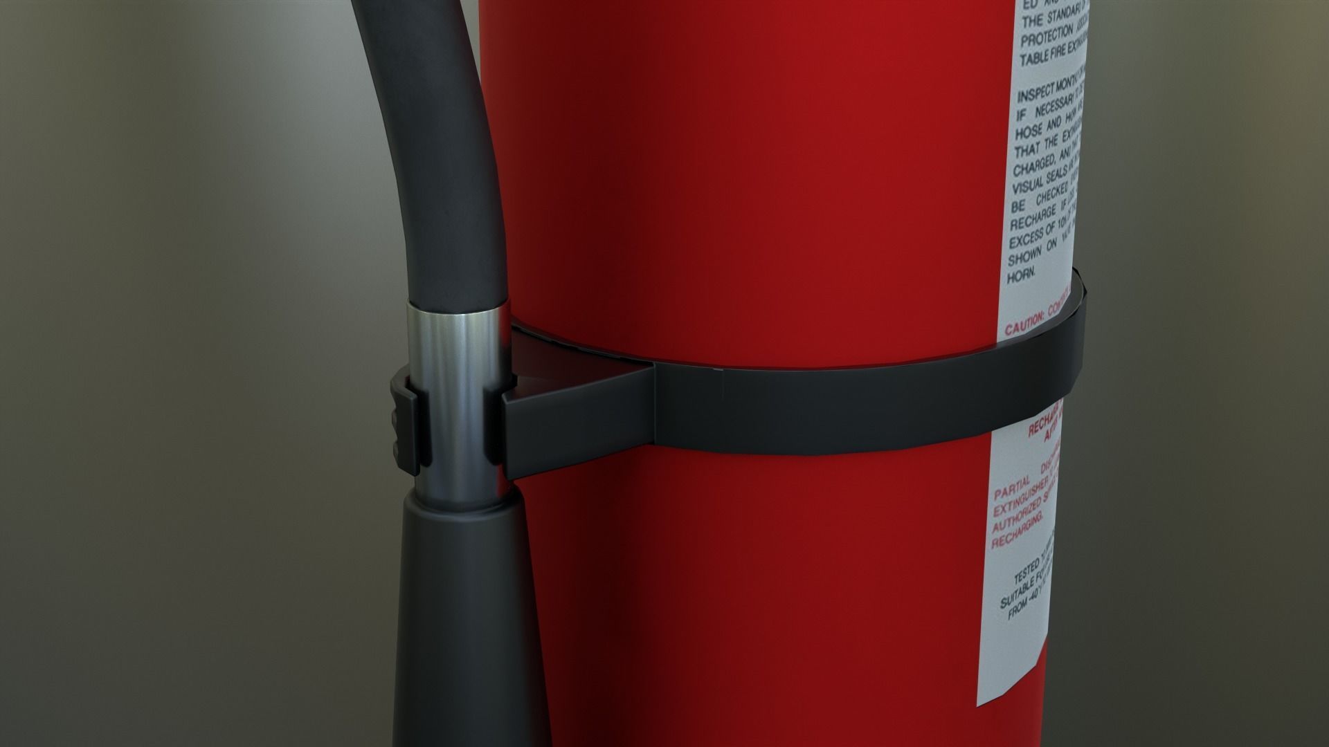 Fire Extinguisher Low-poly 3D model_16