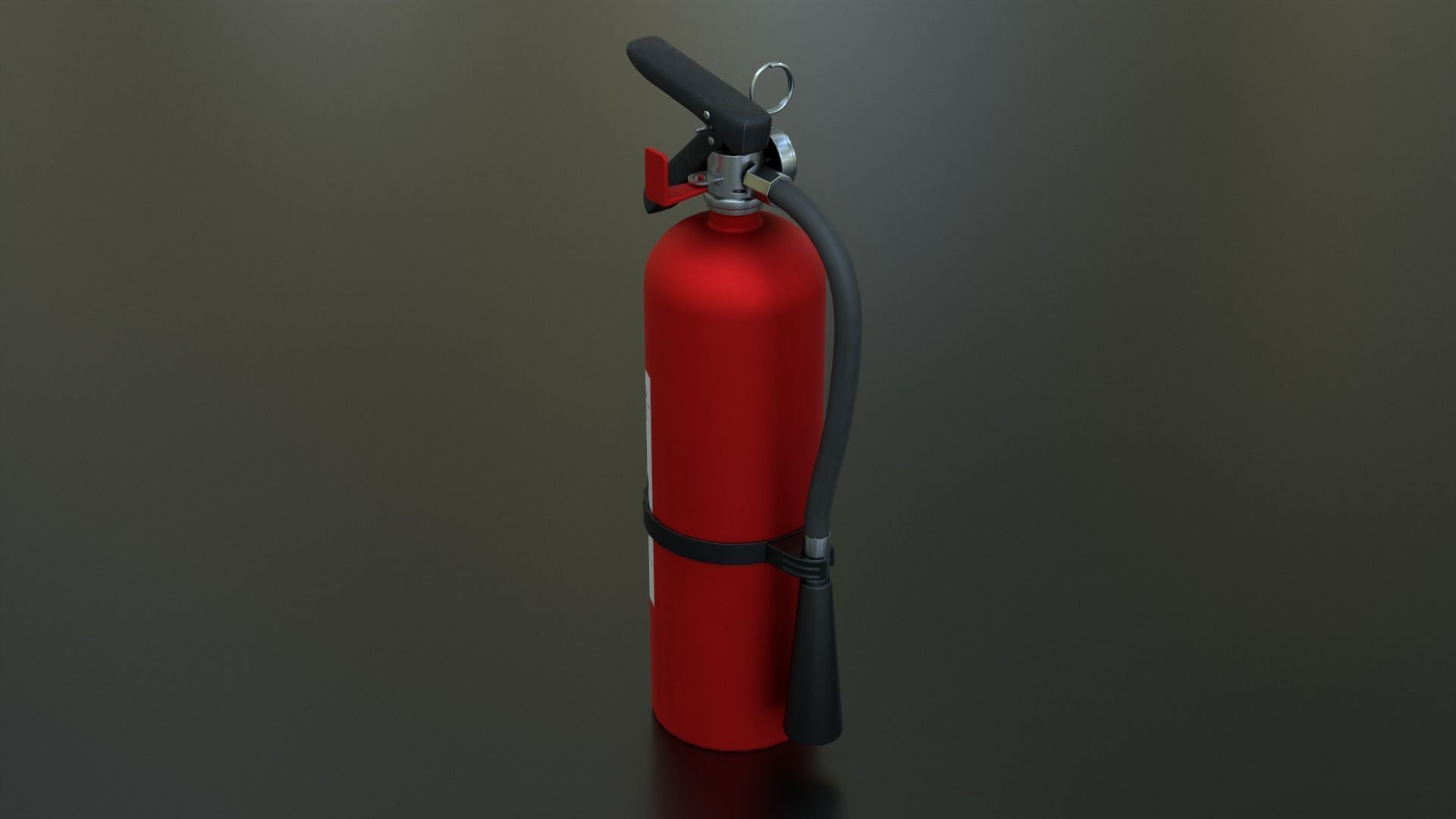 Fire Extinguisher Low-poly 3D model_6