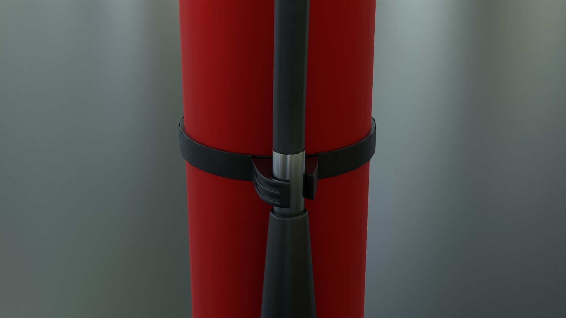 Fire Extinguisher Low-poly 3D model_15