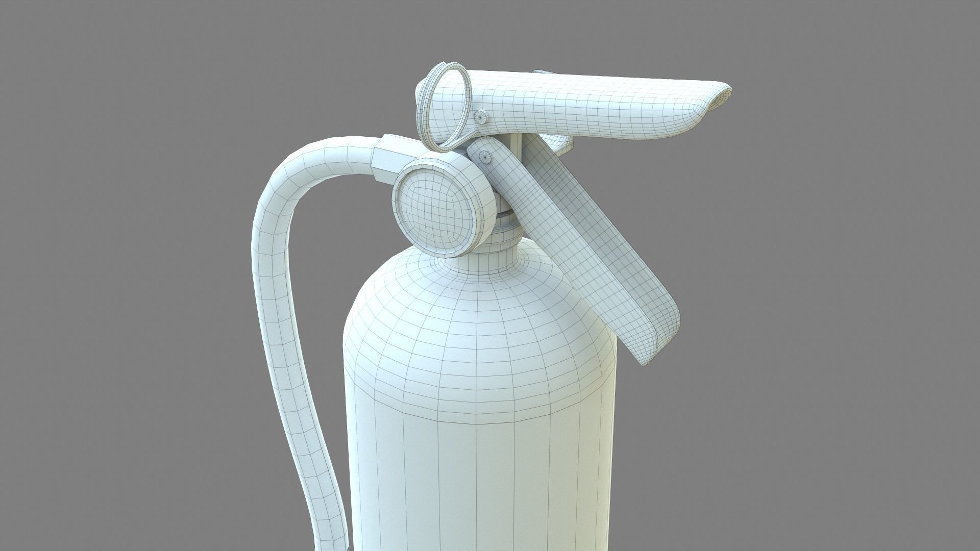 Fire Extinguisher Low-poly 3D model_31