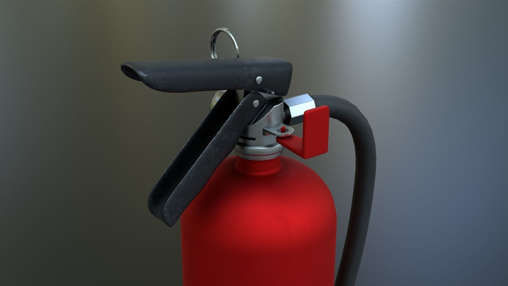 Fire Extinguisher Low-poly 3D model_11
